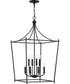Parkhurst 8-Light New Traditional  Chandelier Foyer Light Matte Black