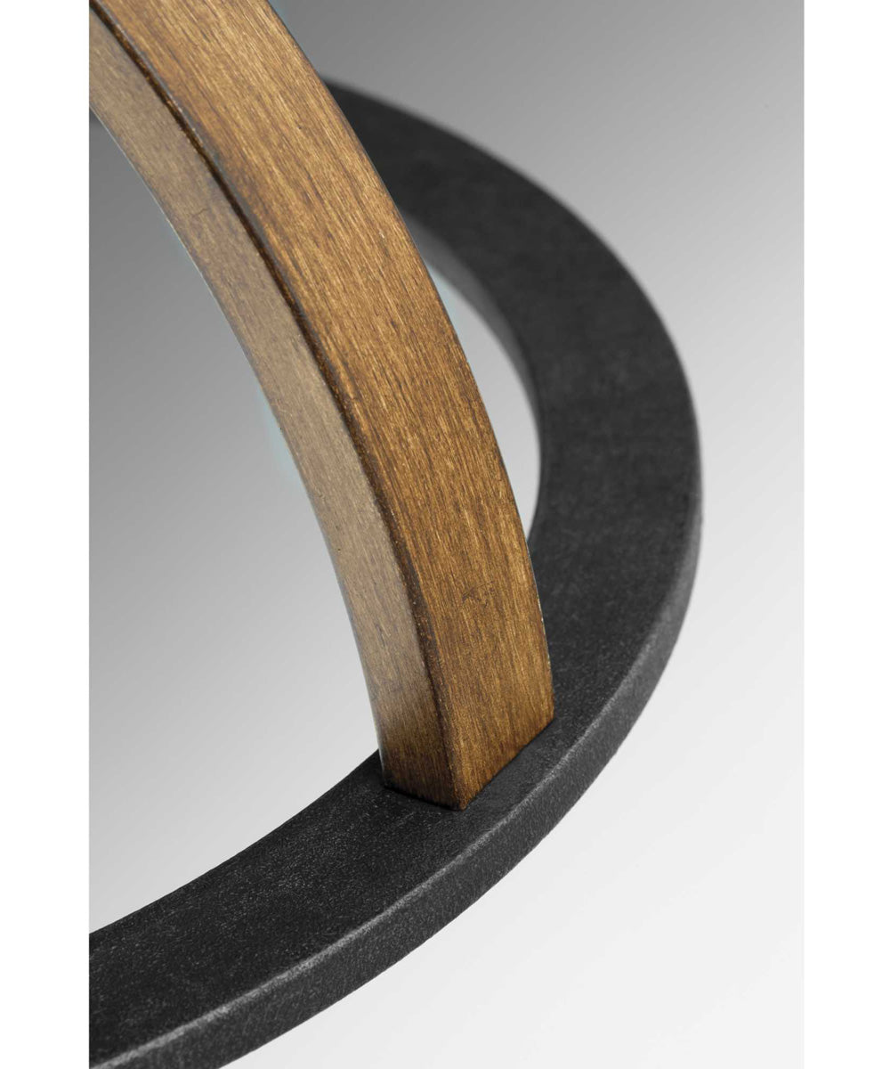 Trestle 1-Light Farmhouse Pendant Light Gilded Iron