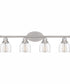 Caverly Extra Large 4-light Bath Light Brushed Nickel