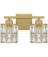 Gibson Medium 2-light Bath Light Aged Brass