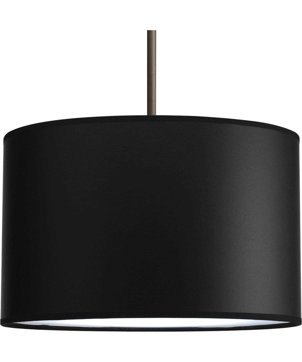 Markor 16" Drum Shade for Use with Markor Pendant Kit Black Parchment