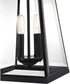 Paxton Large 2-light Outdoor Wall Light Matte Black