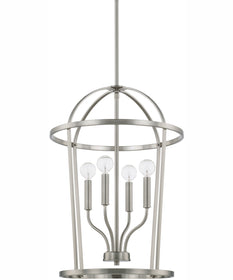 Greyson 4-Light Foyer Brushed Nickel