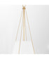 1-light Pendant Studio White w/ Aged Brass