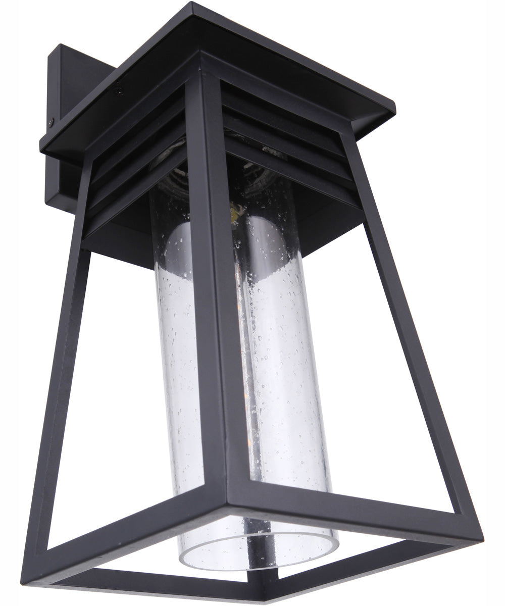 Becca 1-Light Outdoor Wall Lantern Matte Black