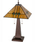 24" High Martini Mission Table Lamp