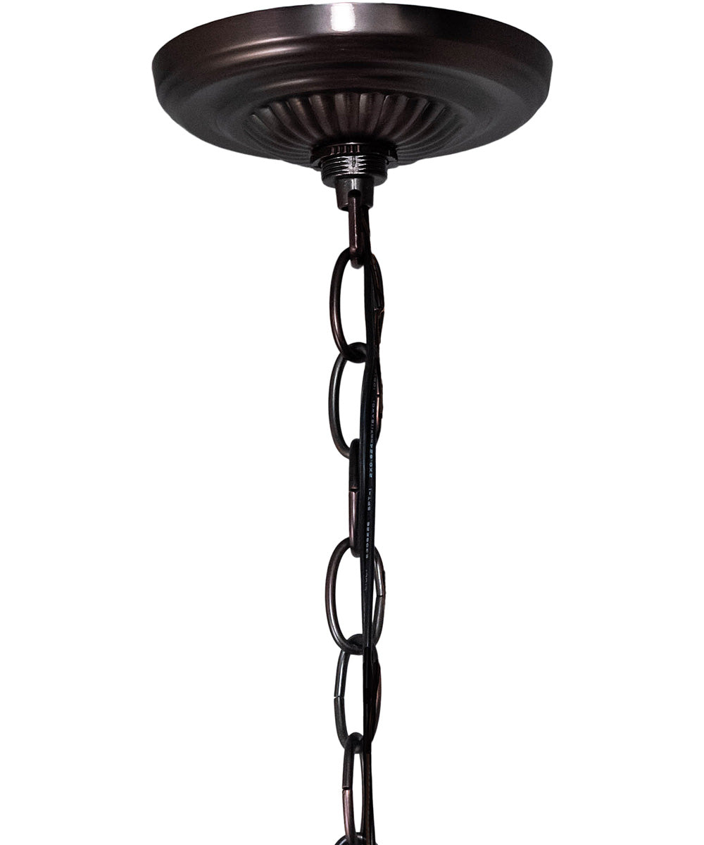 26" Wide Tiffany Pond Lily 7 Light Chandelier