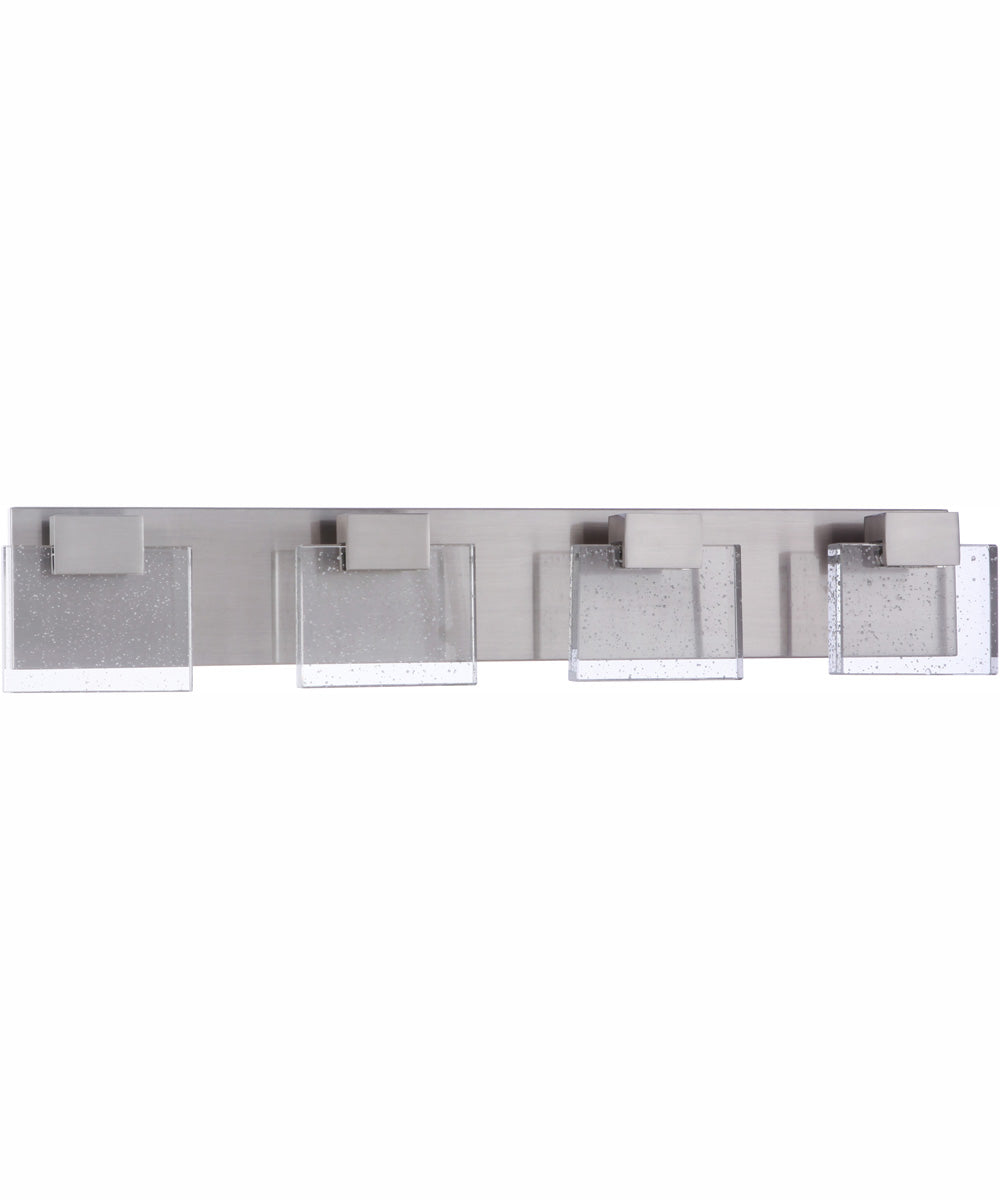 Alamere 4-Light Wall Mount Brushed Polished Nickel