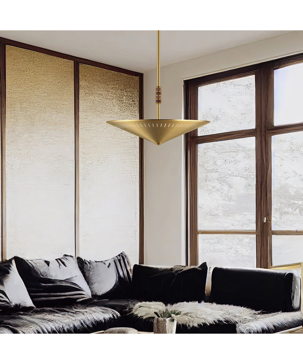 Helsinki 20 inch Pendant Natural Aged Brass