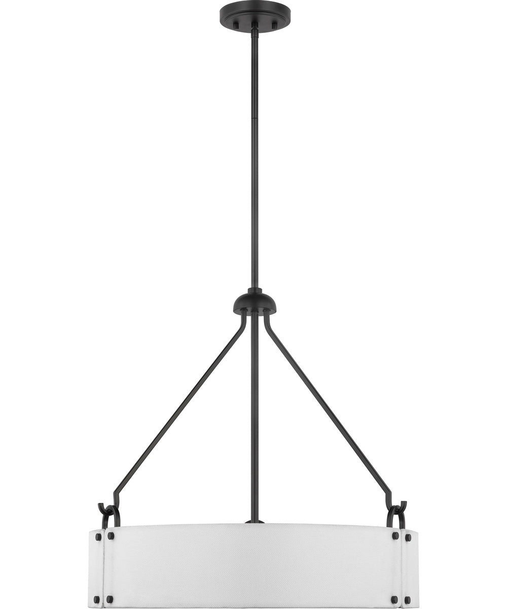 Halter 4-Light Pendant Matte Black
