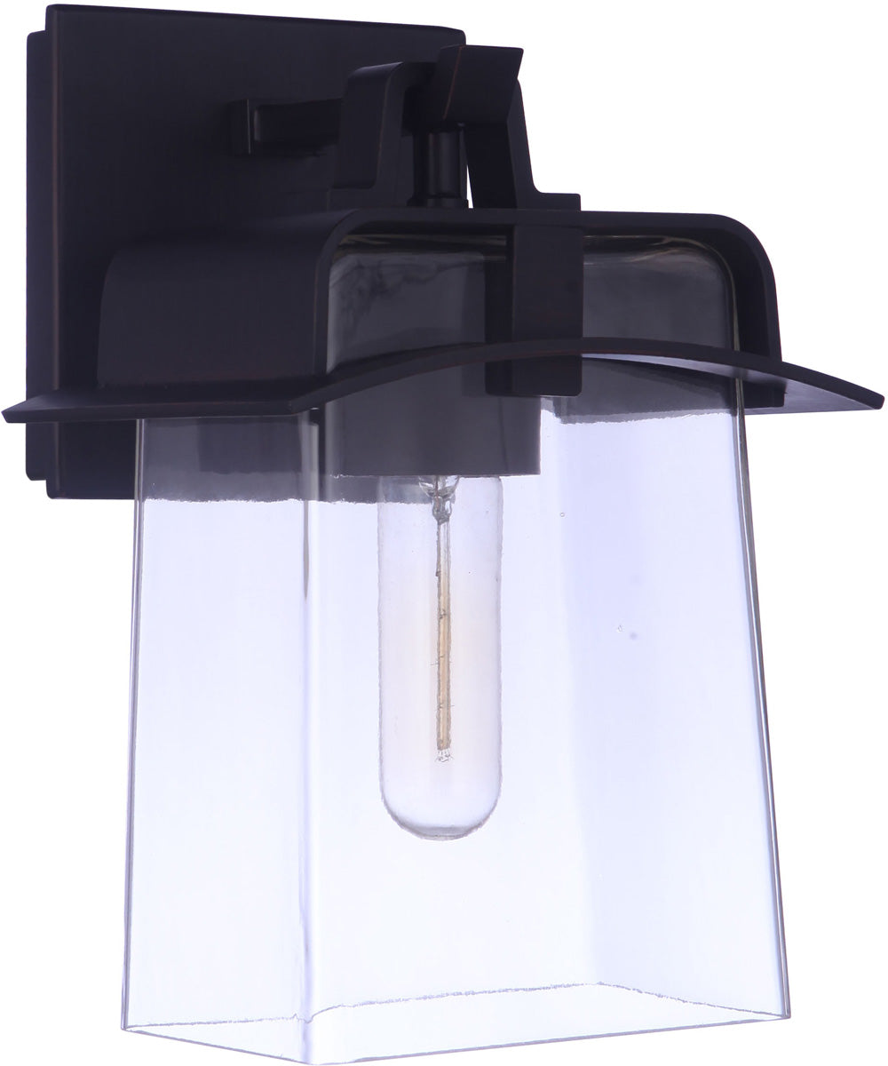 Smithy 1-Light Outdoor Lantern Aged Bronze Brushed