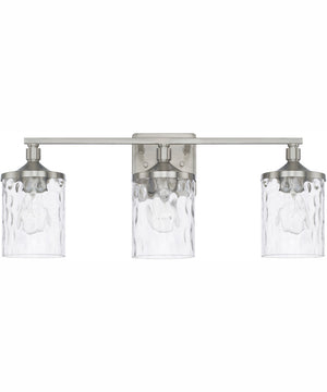 Colton 3-Light Vanity Brushed Nickel