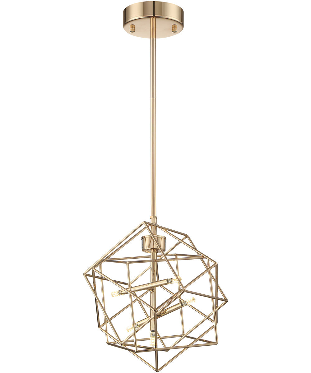 Stacia 5-Light Led Mini Pendant French Gold Finished
