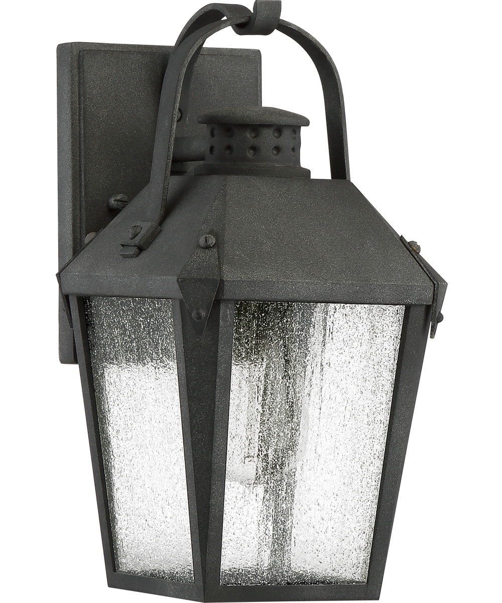 Carriage Small 1-light Outdoor Wall Light Mottled Black