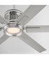 65" Zeus Patio Ceiling Fan Satin Nickel