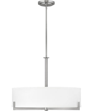 Hayes 4-Light Large Drum in Brushed Nickel