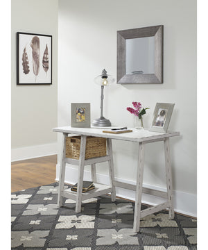 Mirimyn Home Office Small Desk Antique White