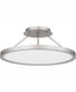 Outskirts Large Semi Flush Mount Brushed Nickel