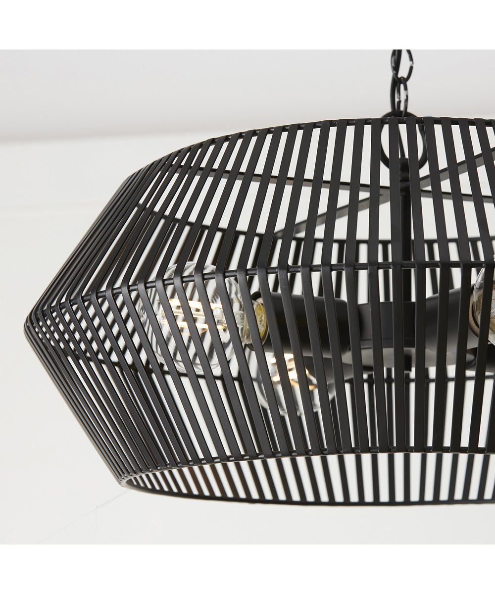 Kaiya 4-Light Pendant Matte Black