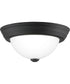 Erwin Small 1-light Flush Mount Matte Black