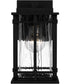 McAlister Small 1-light Outdoor Wall Light  Coastal Armour Aluminum Earth Black