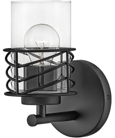 Della 1-Light Single Light Vanity in Black