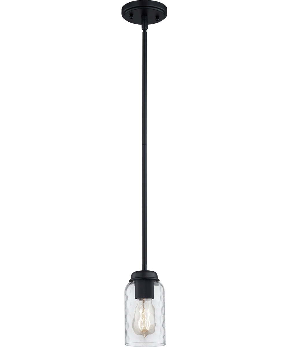 Blanche Small 1-light Mini Pendant Matte Black
