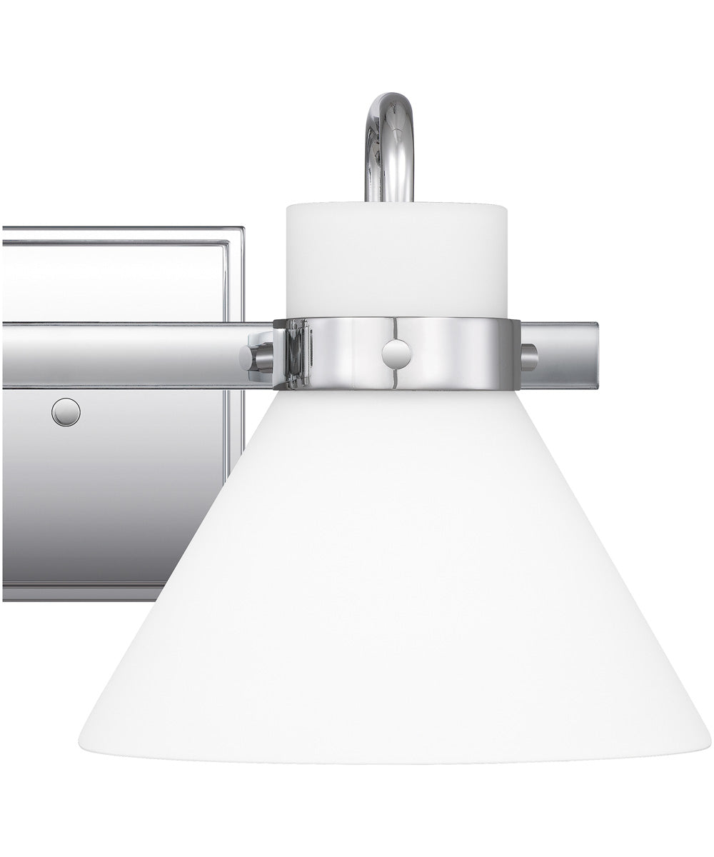 Regency Medium 2-light Bath Light Polished Chrome