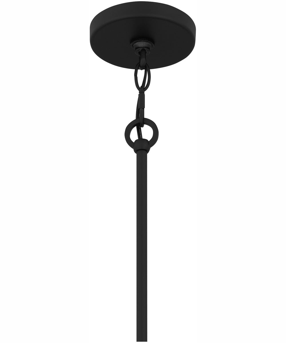 McIntire 9-light Chandelier Matte Black