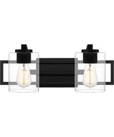 Lansdowne Medium 2-light Bath Light Matte Black