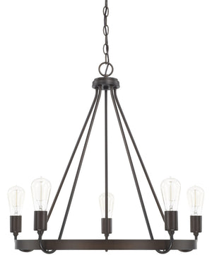 Tanner 5-Light Chandelier In Bronze