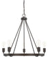 Tanner 5-Light Chandelier In Bronze