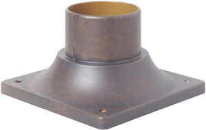 3"H Post Head Adapter Peruvian Bronze
