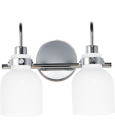 Milk 2-Light Bath Vanity Polished Chrome