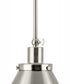 Hinton 1-Light Modern Farmhouse Pendant Brushed Nickel