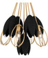 Quoizel Pendant 4-light Pendant Brushed Weathered Brass