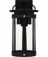 Clifton Medium 1-light Outdoor Wall Light  Coastal Armour Aluminum Earth Black