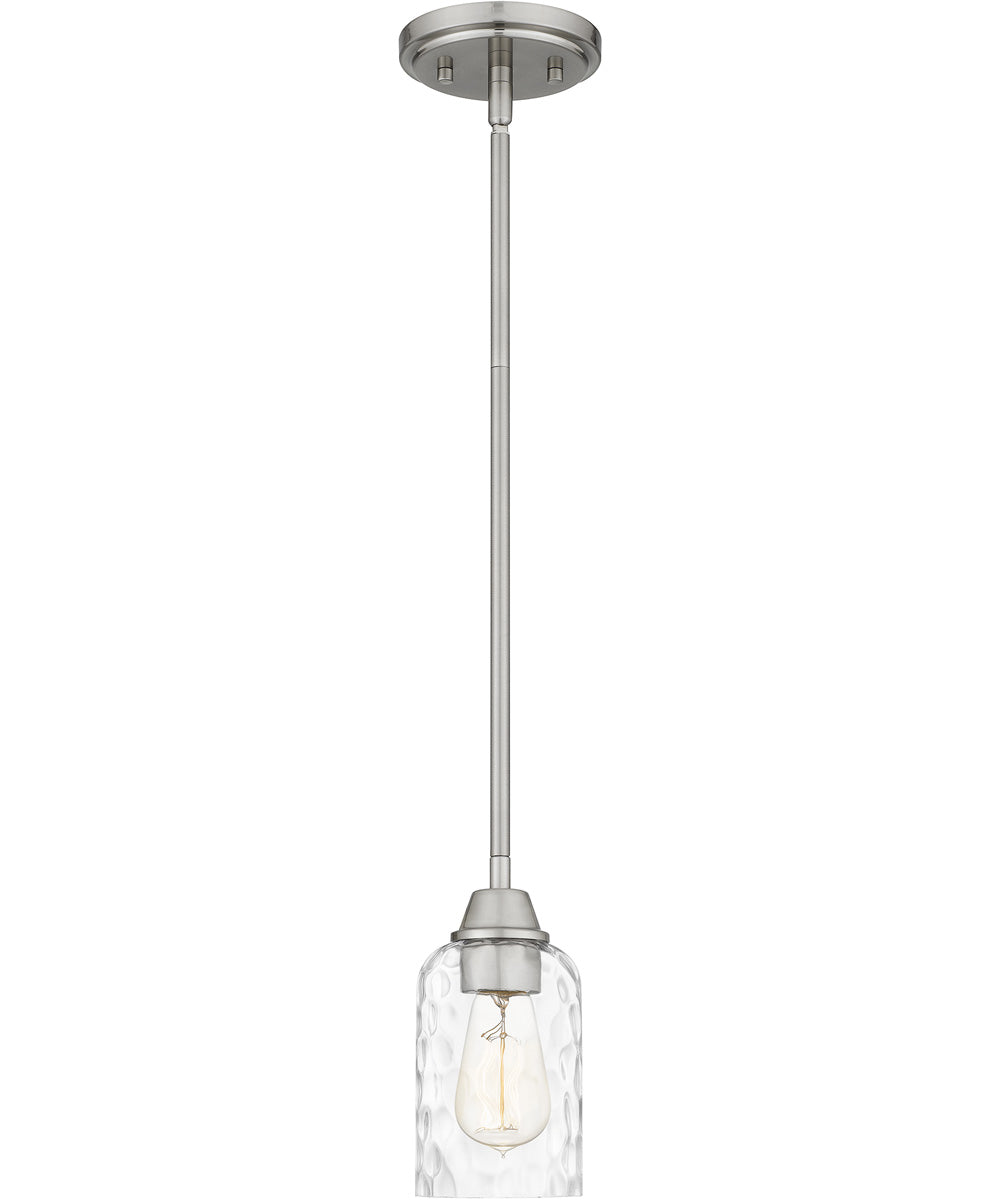 Acacia Small 1-light Mini Pendant Brushed Nickel
