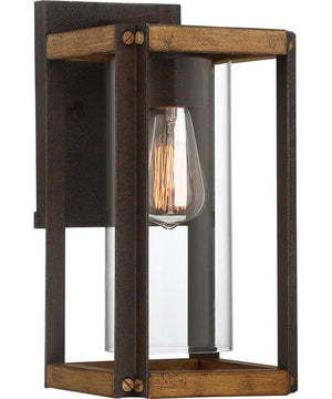 Marion Square Medium 1-light Outdoor Wall Light Rustic Black