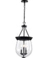 Boliver 3-Light Pendant Matte Black