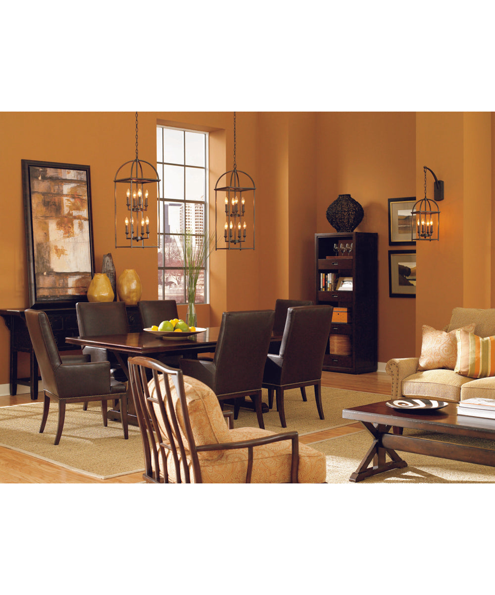 Piedmont 4-Light Foyer Lantern Antique Bronze