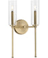 Elara 2-Light New Traditional Wall Light Vintage Brass