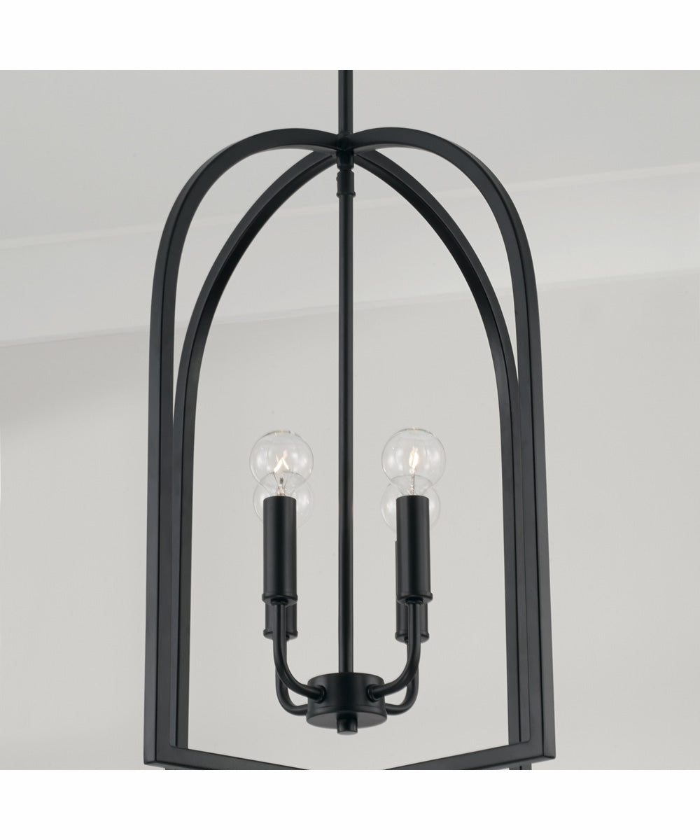 Lawson 4-Light Foyer Matte Black