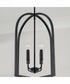 Lawson 4-Light Foyer Matte Black