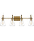 Boyton Extra Large 4-light Bath Light Weathered Brass