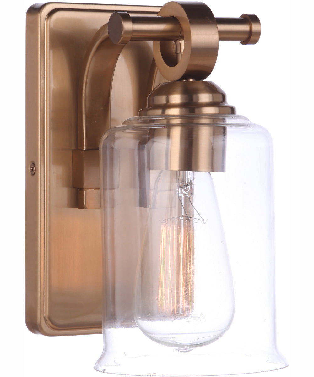 Romero 1-Light Wall Sconce Satin Brass