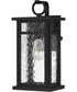 Moira Medium 1-light Outdoor Wall Light  Coastal Armour Steel Earth Black