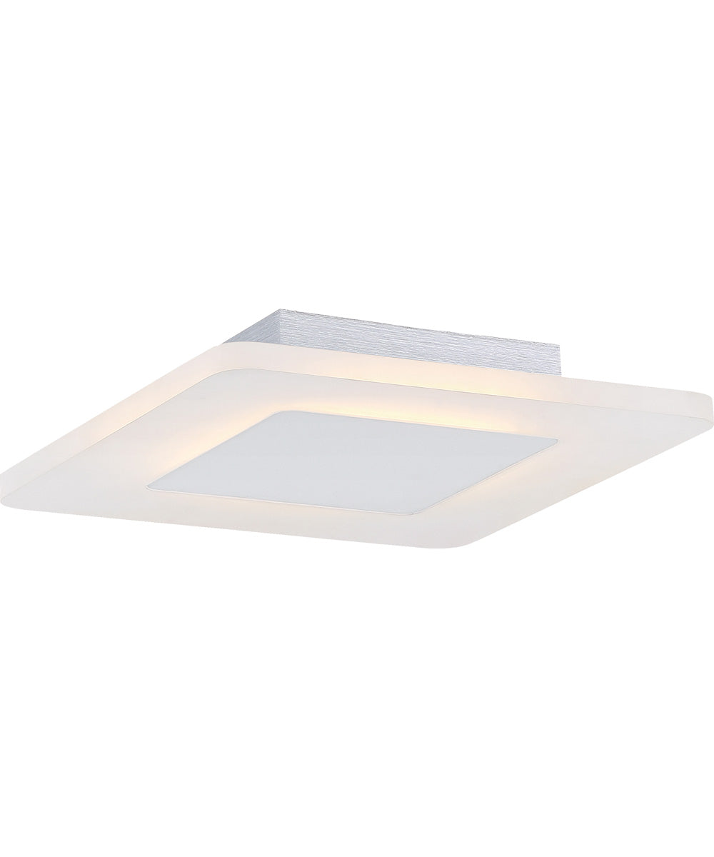 Aglow Small Flush Mount White Lustre