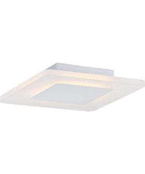 Aglow Small Flush Mount White Lustre