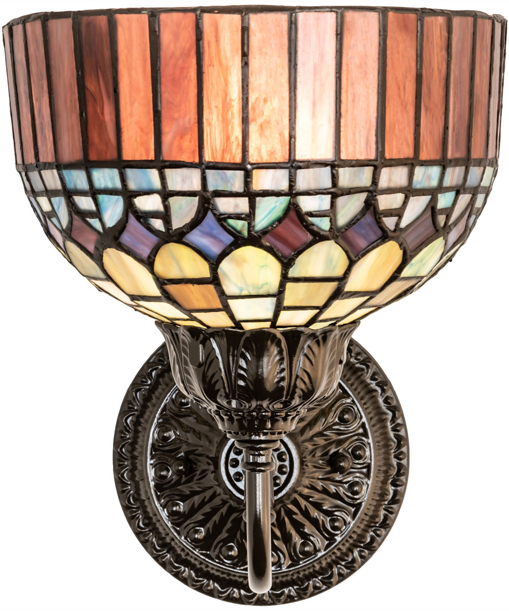 8" Wide Tiffany Candice Wall Sconce